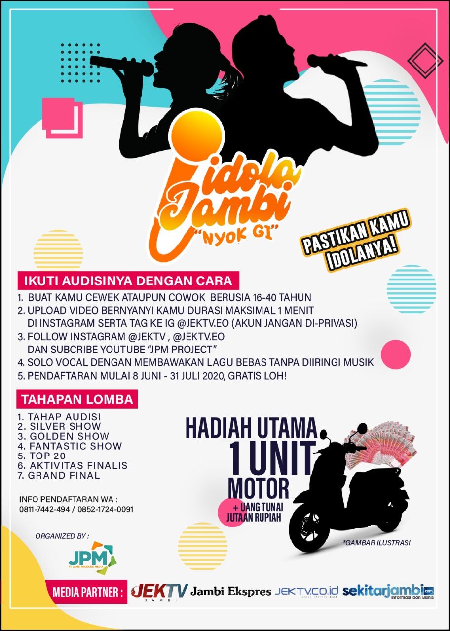 Ikuti Lomba Nyanyi Secara Online Di Instagram Berhadiah Motor!!