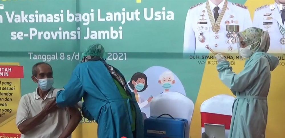 Kota Jambi Jadi Tuan Rumah Pekan Vaksinasi Lansia Se Provinsi Jambi