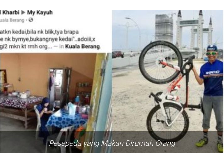 Kisah Pesepeda Makan Dirumah Warga yang Dikira Restoran, Kocak Sih