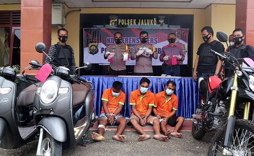 Kawanan Spesialis Curanmor Lintas Provinsi Dibekuk Polisi