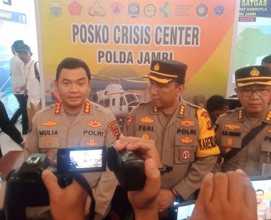 Tim Evakuasi Jalur Darat Tiba Dilokasi Rombongan Kapolda Jambi