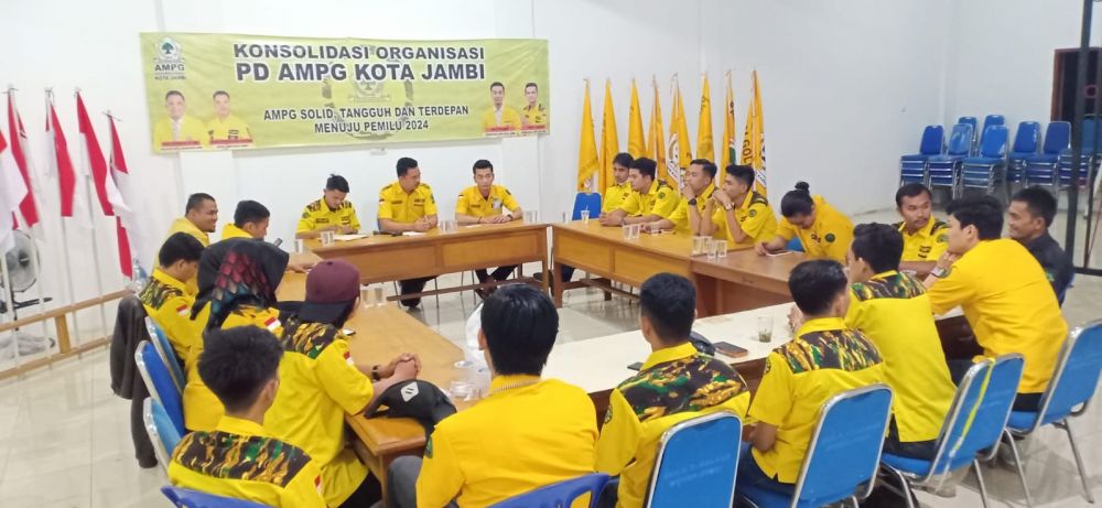 Rapatkan Barisan Jelang Pemilu 2024, PD AMPG Kota Jambi Konsolidasi Hingga Tingkat Kelurahan