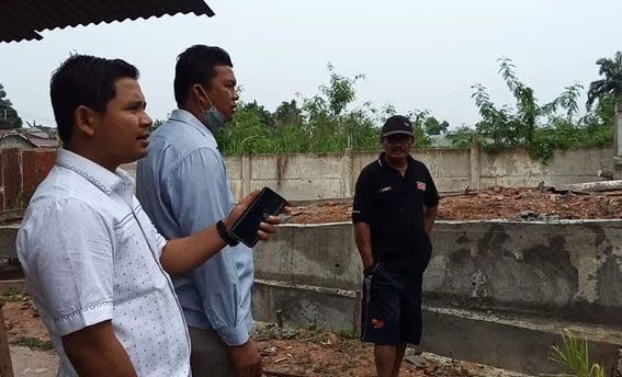 Komisi III DPRD Kota Jambi Sidak Proyek Jembatan di Kotabaru