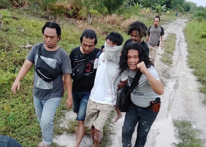 Kurang Dari 12 Jam, Pelaku Pembunuhan Di Pasar Angso Duo Jambi Dibekuk Polisi